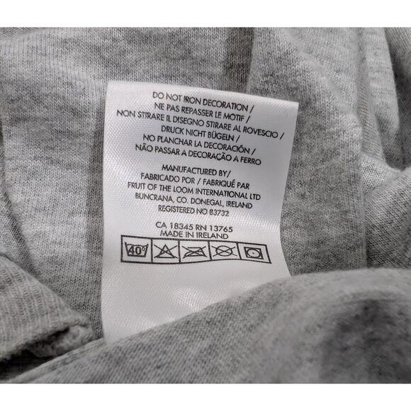 Vintage 90s Shirt Lands End Cornish Tartan Gray Single Stitch Men's Size XL - Picture 5 of 5